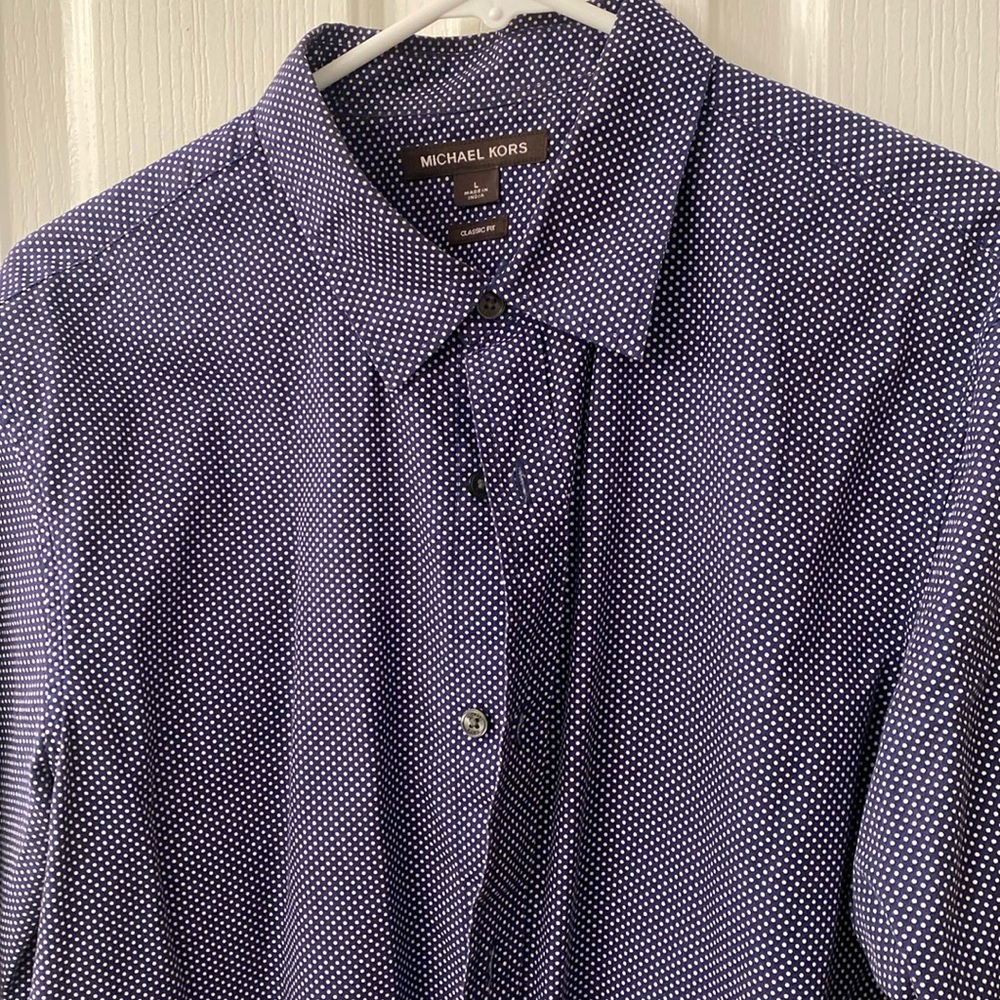 Michale kors mens pre owned shirt long sleeve